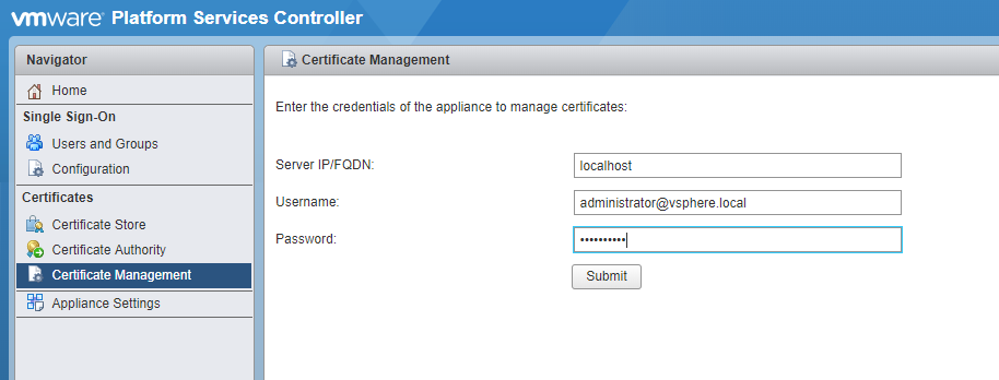 Certificate Management